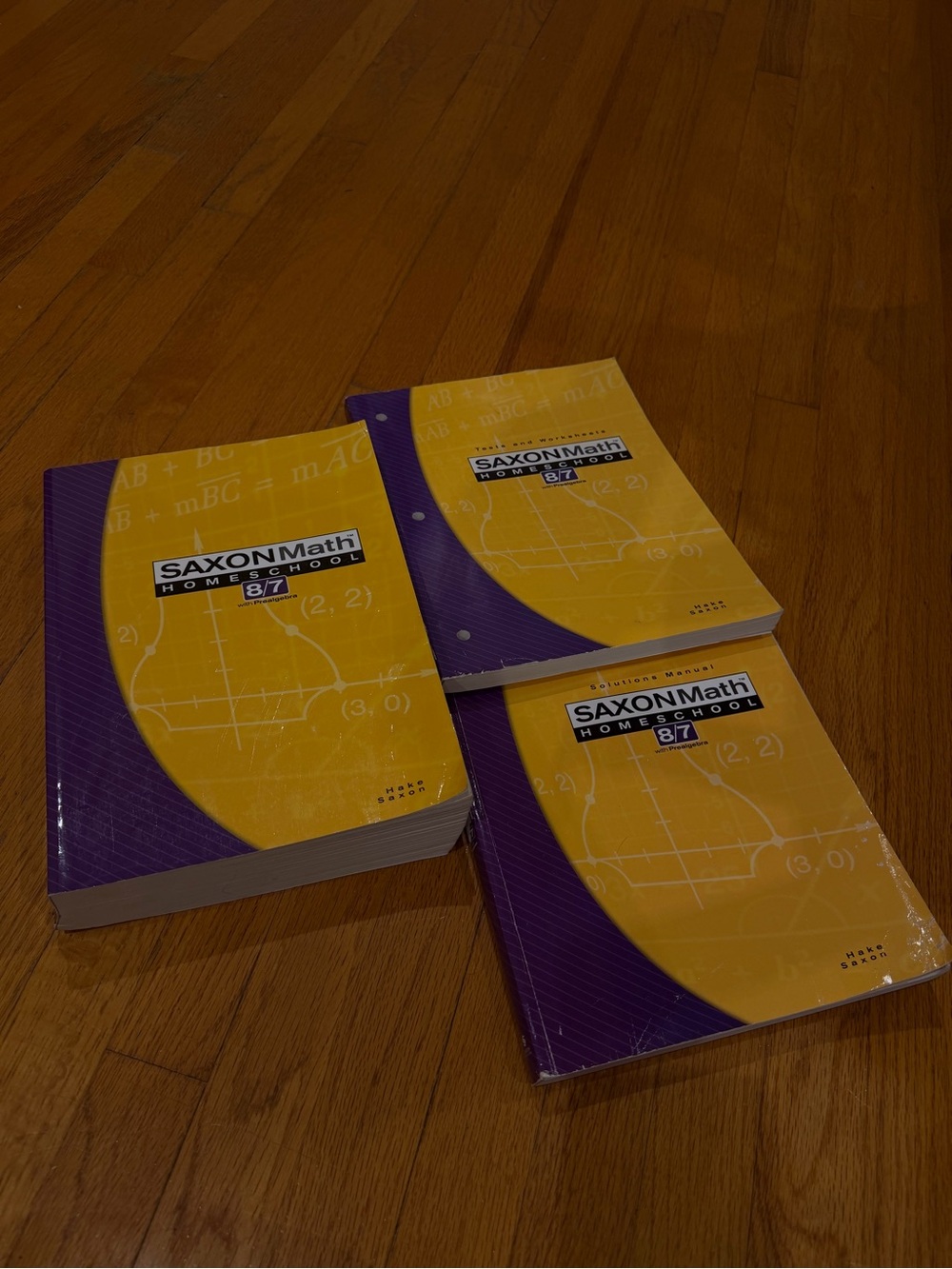 Saxon Math 8/7 curriculum